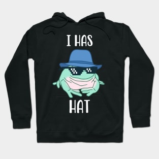 I has Hat Frog meme Hoodie